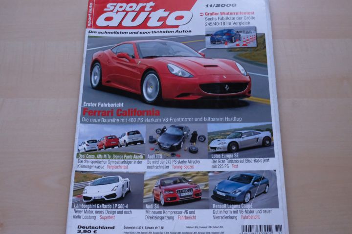 Deckblatt Sport Auto (11/2008)